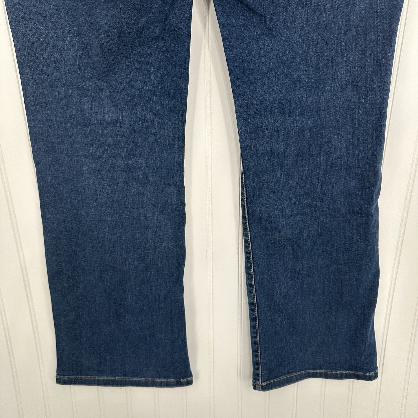 Lularoe Jeans Womens 32 US 14 Bootcut Blue Stretch Denim Tummy Panel Western EUC