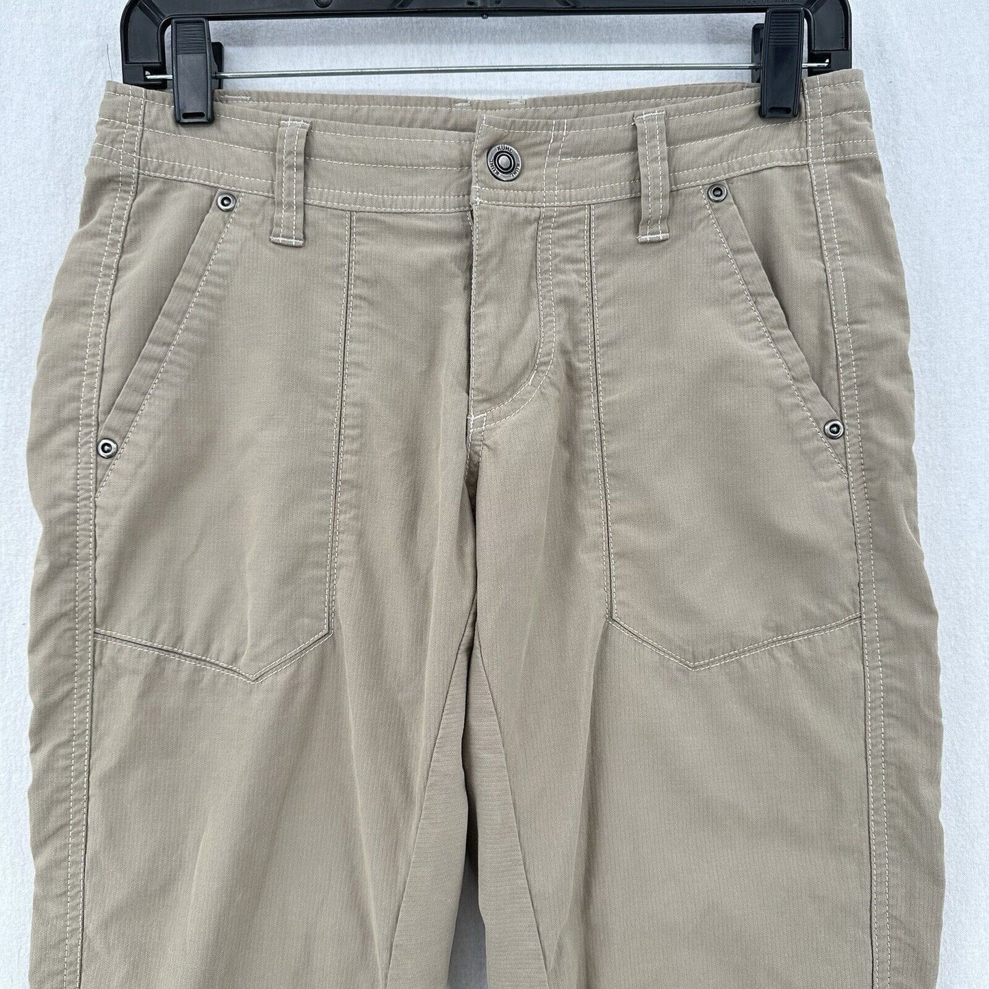 KUHL Pants Womens 2 Kendra Hiking Pant Beige Trail Gorpcore Outdoor Fishing
