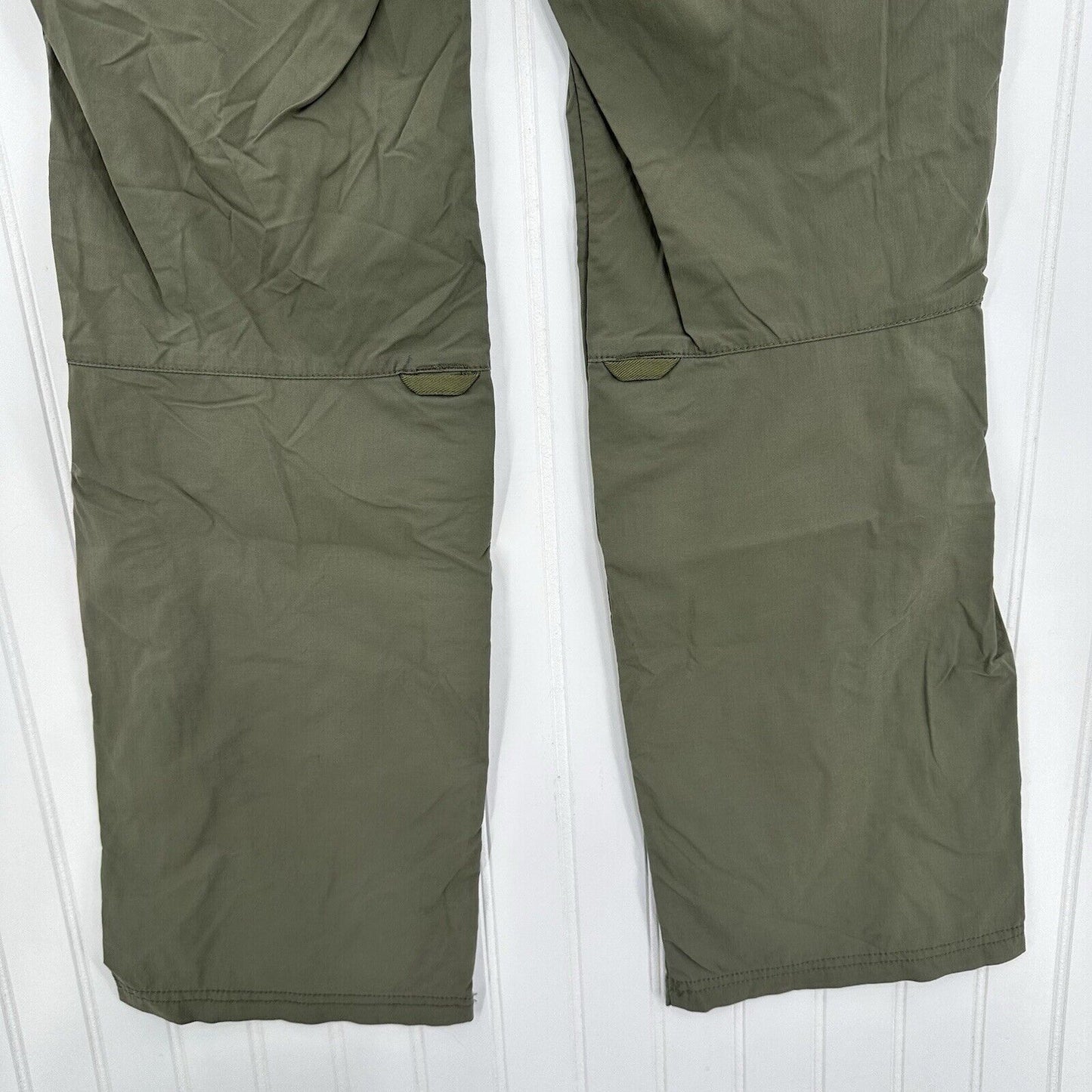 REI Pants Womens 4 Roll Up Convertible Green Hiking Gorpcore Trail Outdoor *Spot