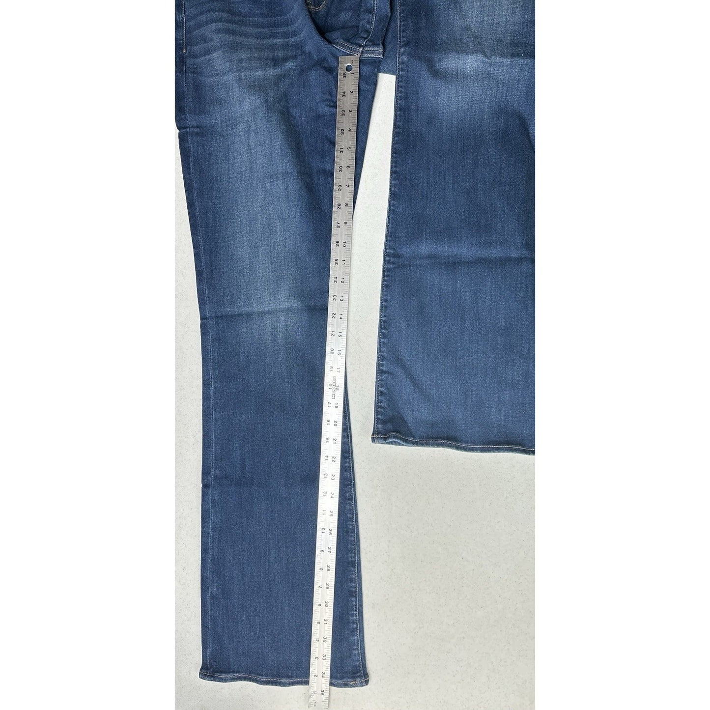 American Eagle Jeans 14 Long Curvy Lowrise Kick Bootcut NextLevel Blue Denim NEW