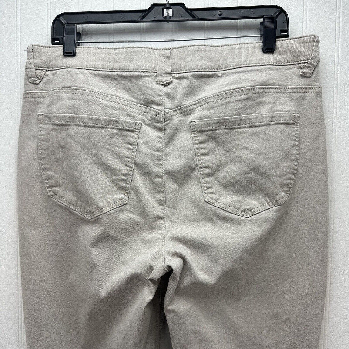 Democracy Jeans 14 Ab Solution Skinny Ankle Beige Women Stretch Denim Booty Lift