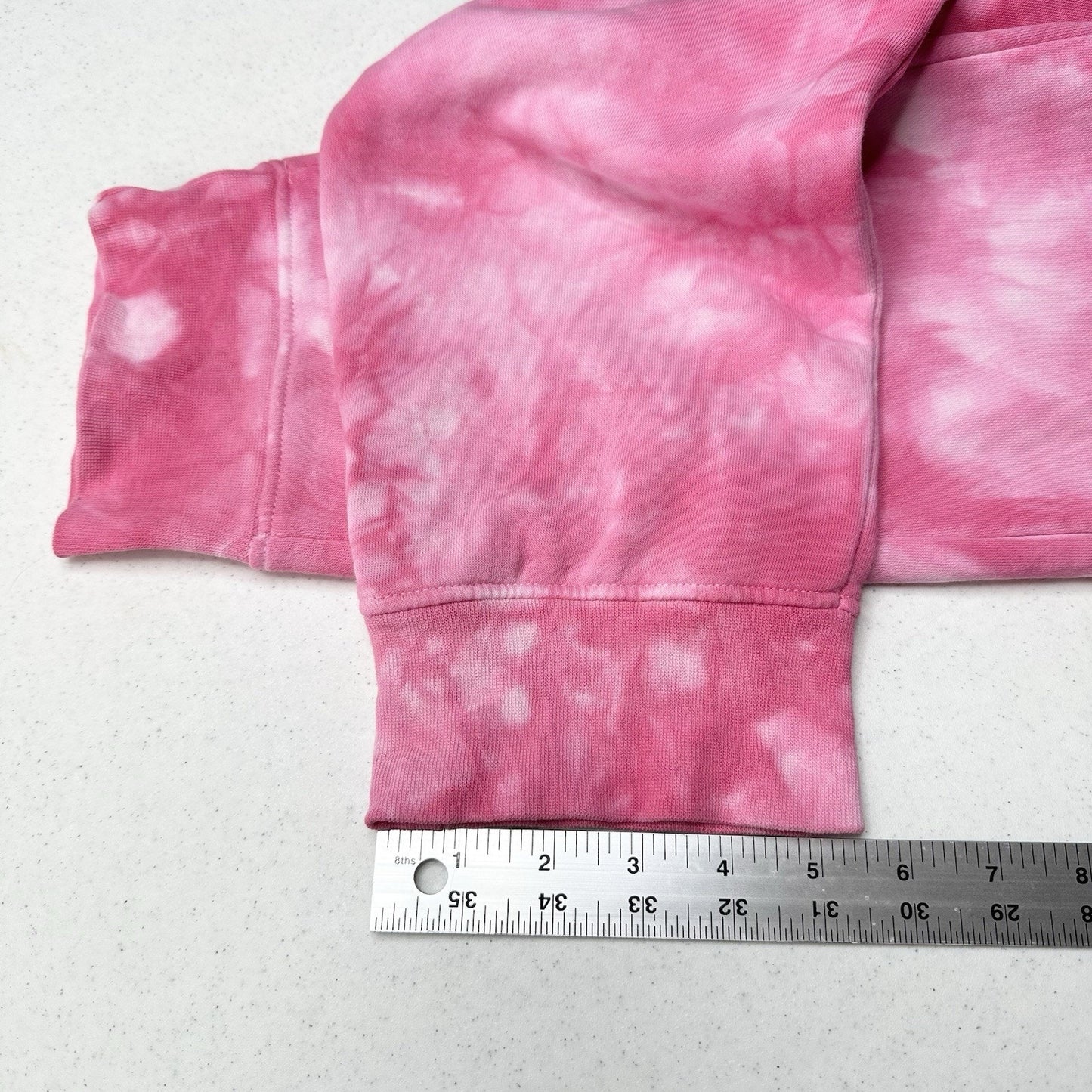 Lularoe Boyfriend Jogger Womens Medium Sweatpant Bright Pink Tie Dye Cozy Lounge