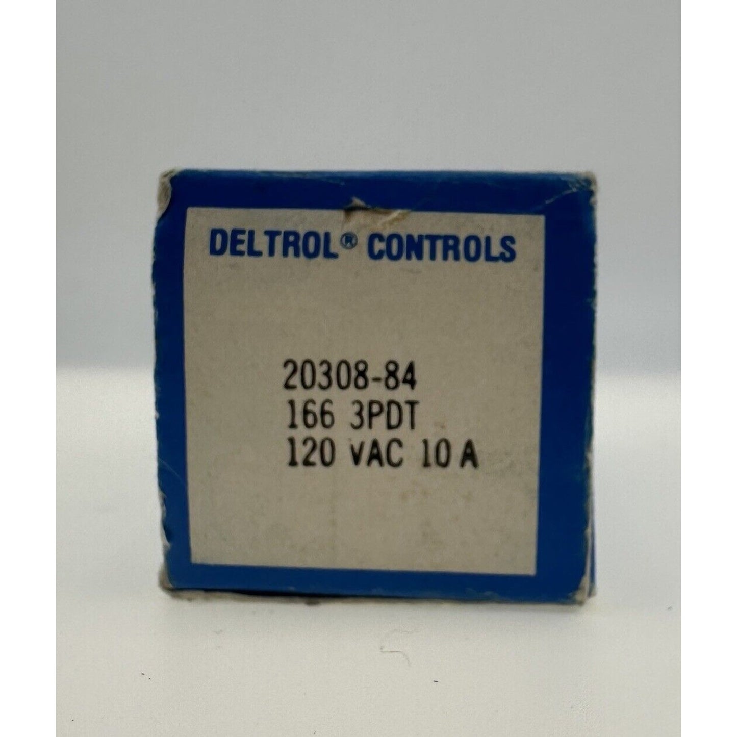 Deltrol Controls Relay 20308-84 166 3PDT 120VAC 10Amp 28VDC 11 Pin Coil