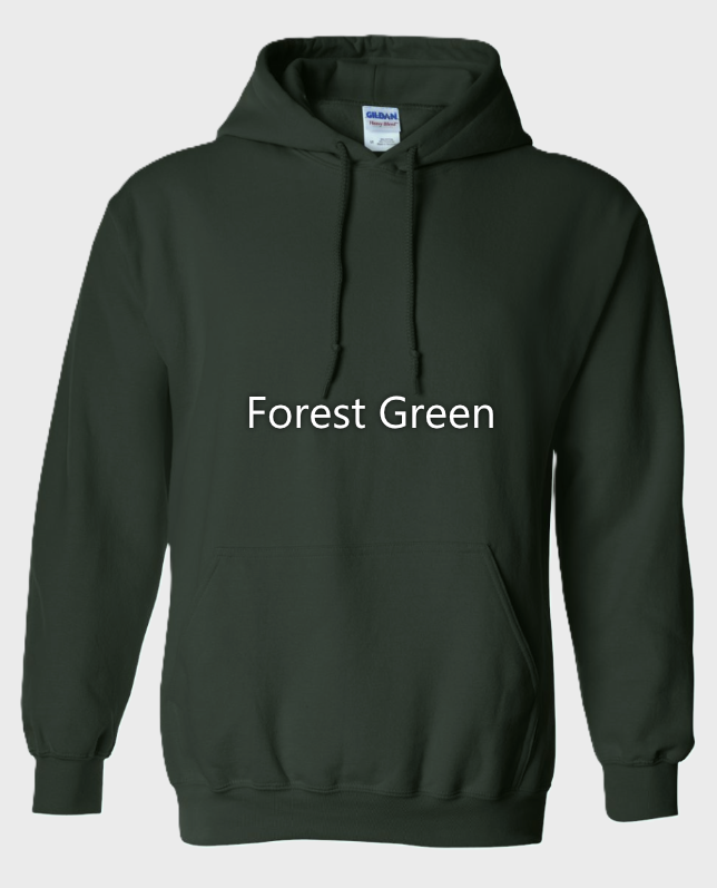 green hooded sweatshirt