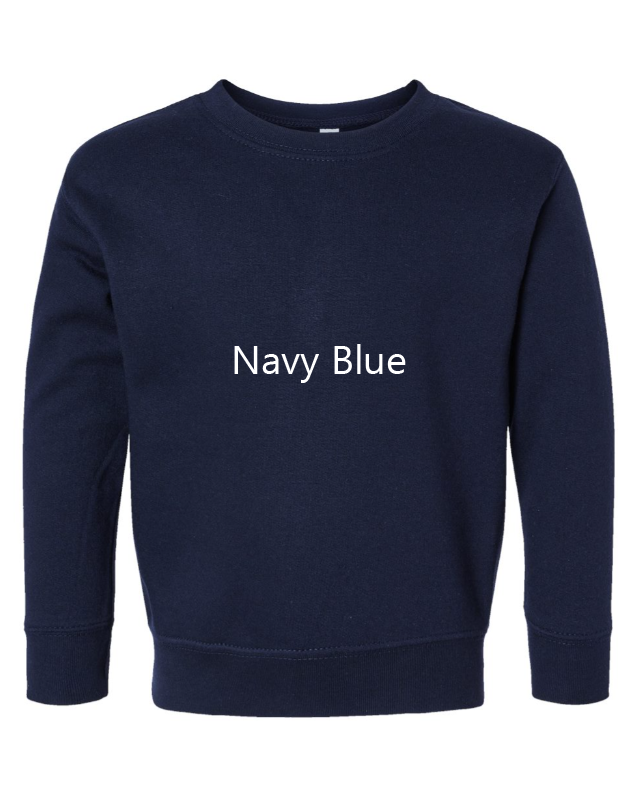 Bluey Embroidered TODDLER Unisex Crewneck Sweatshirt Dog Cartoon