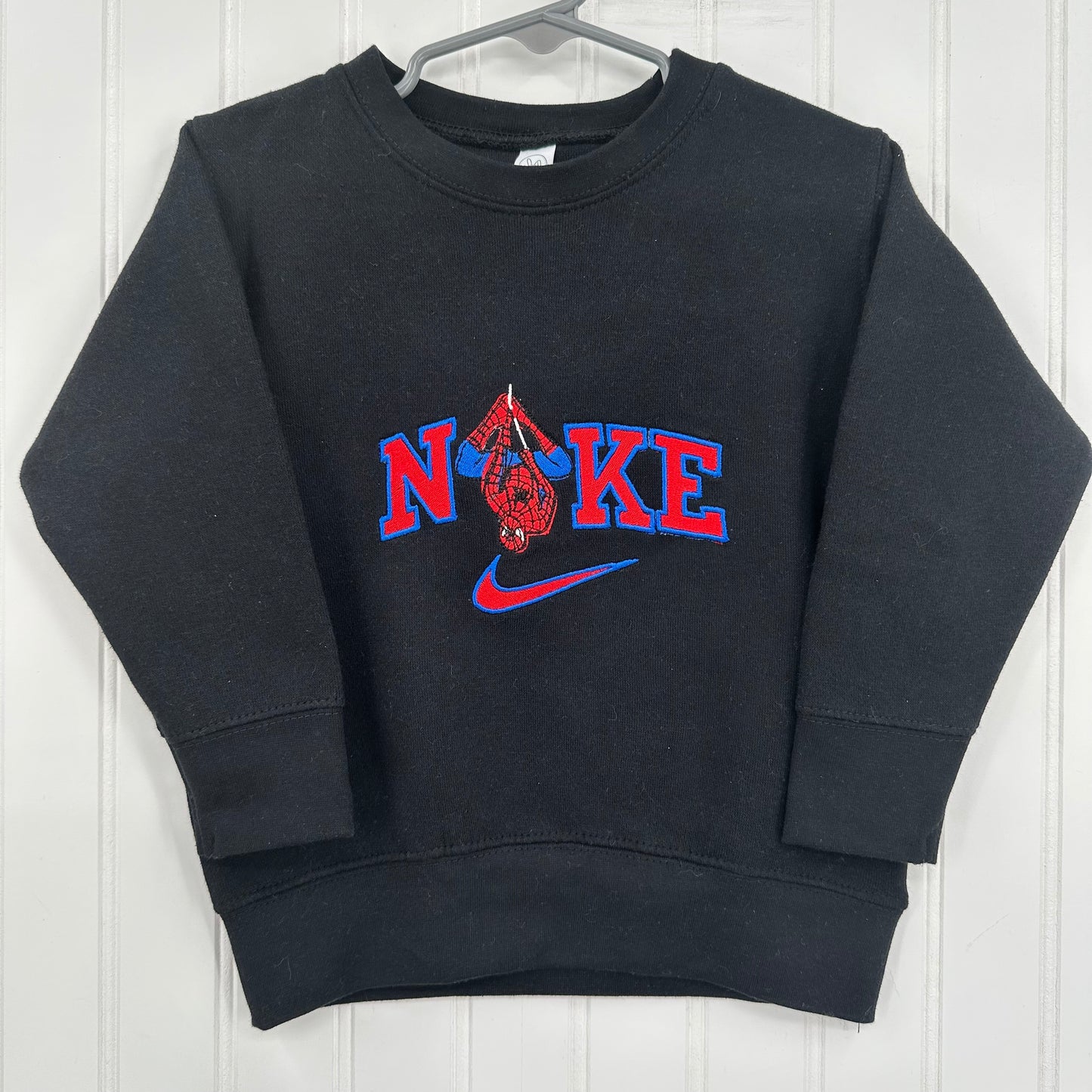 Nike Spiderman Embroidered TODDLER Crewneck Sweatshirt