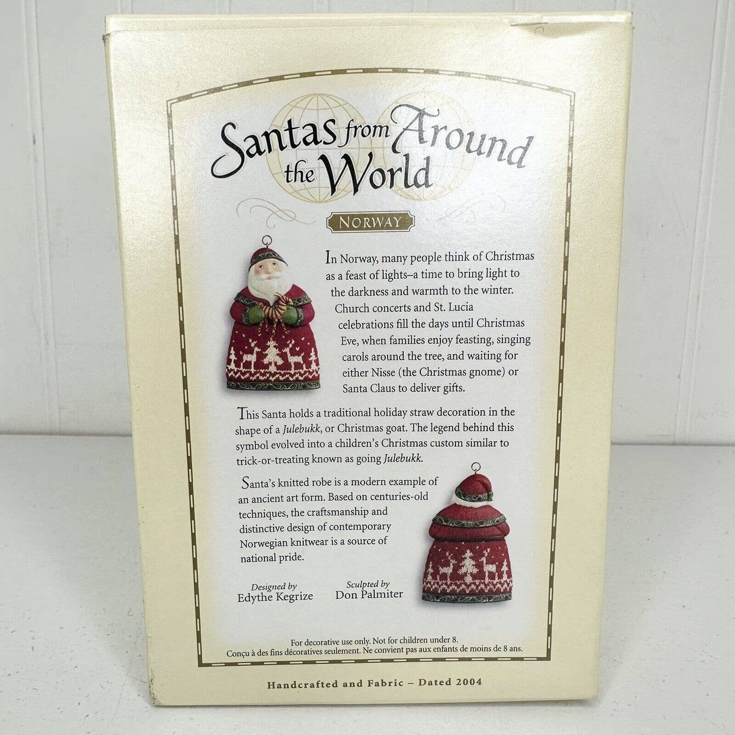 Hallmark Santas from Around the World NORWAY Keepsake Ornament 2004 Christmas