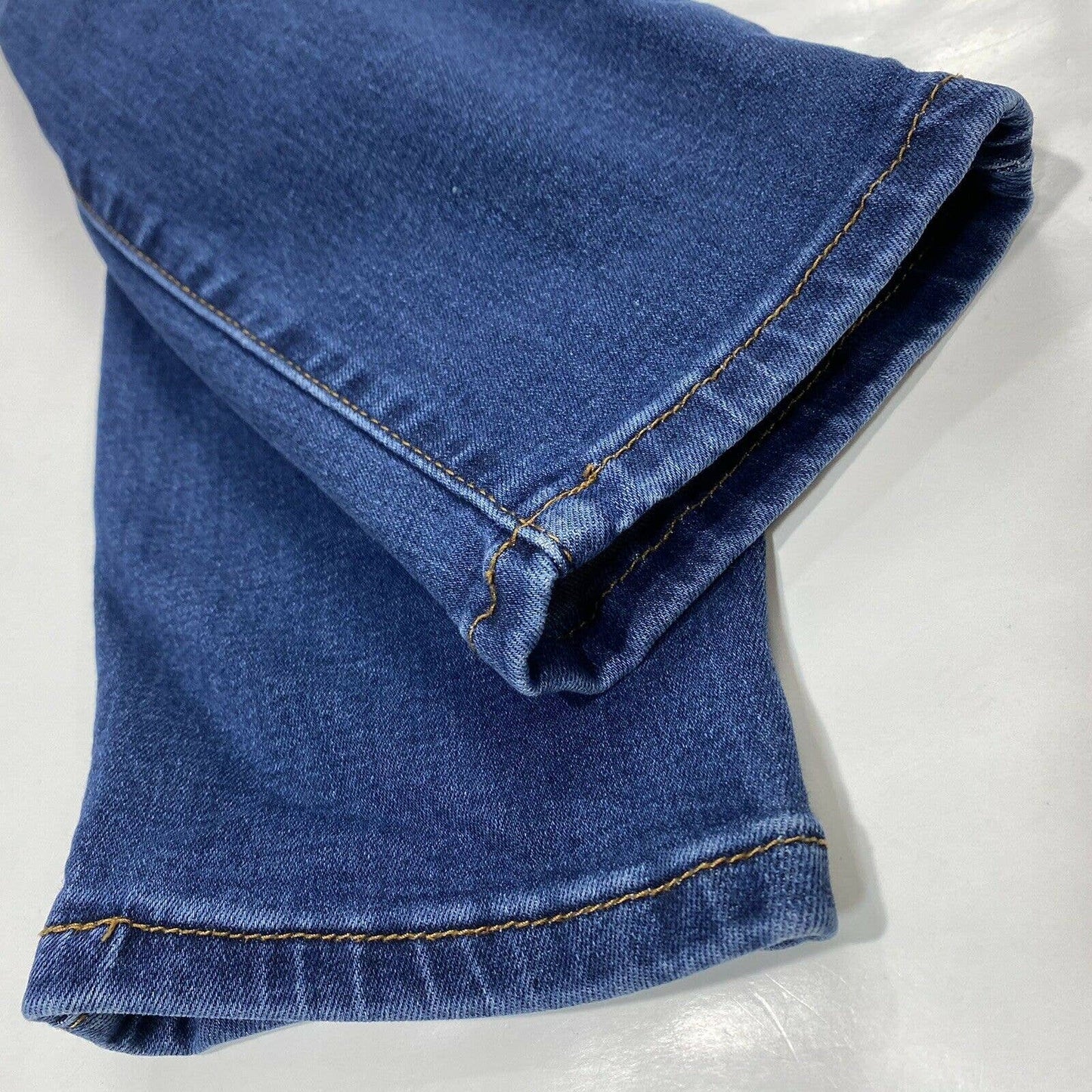 Kancan Skinny Sz 7/27 Womens Midrise Stretch Denim Jeans Dark Wash