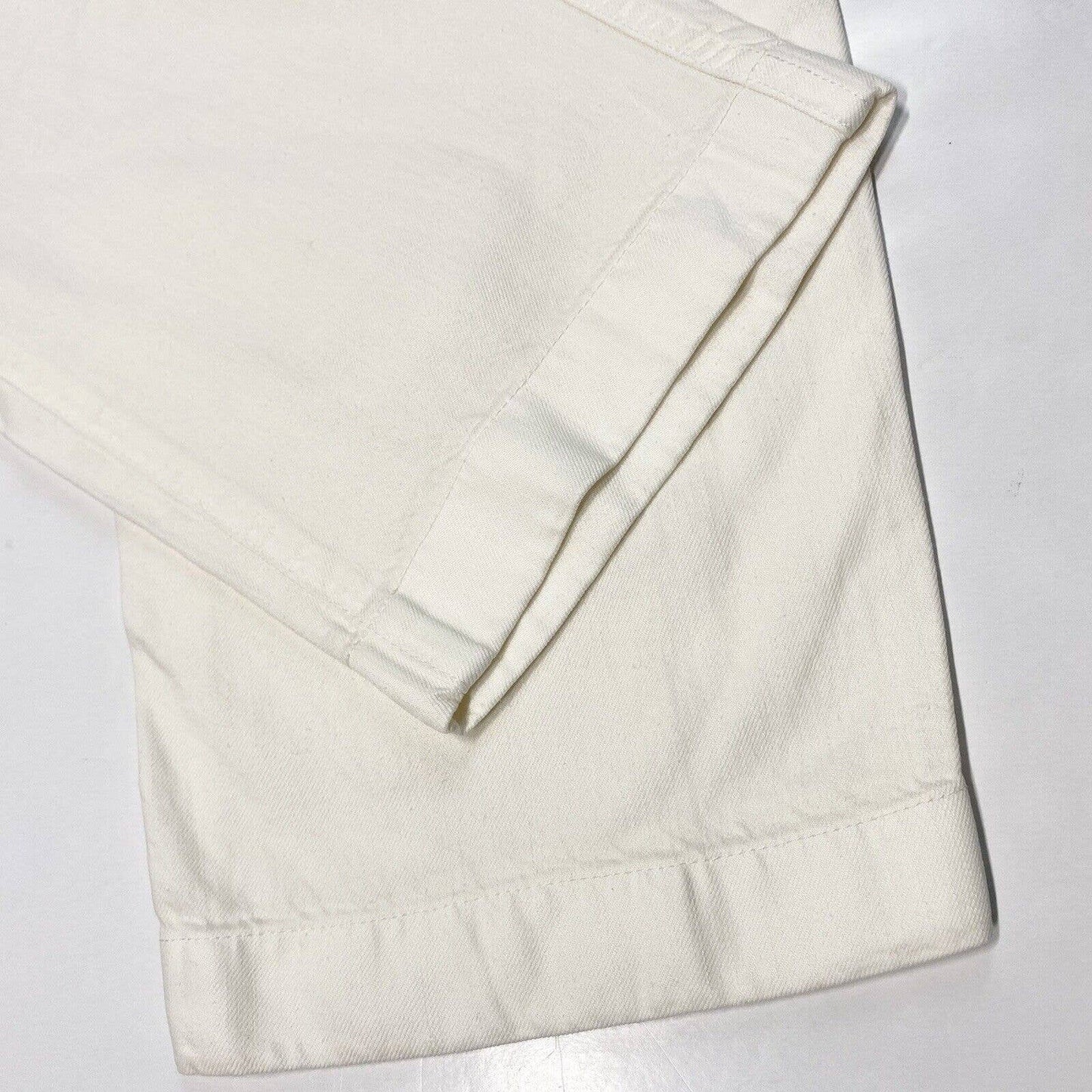 J Crew Seaside Crop Pants Sz 12 Hi-Rise Lyocell Off White Casual Ankle Crop NWT