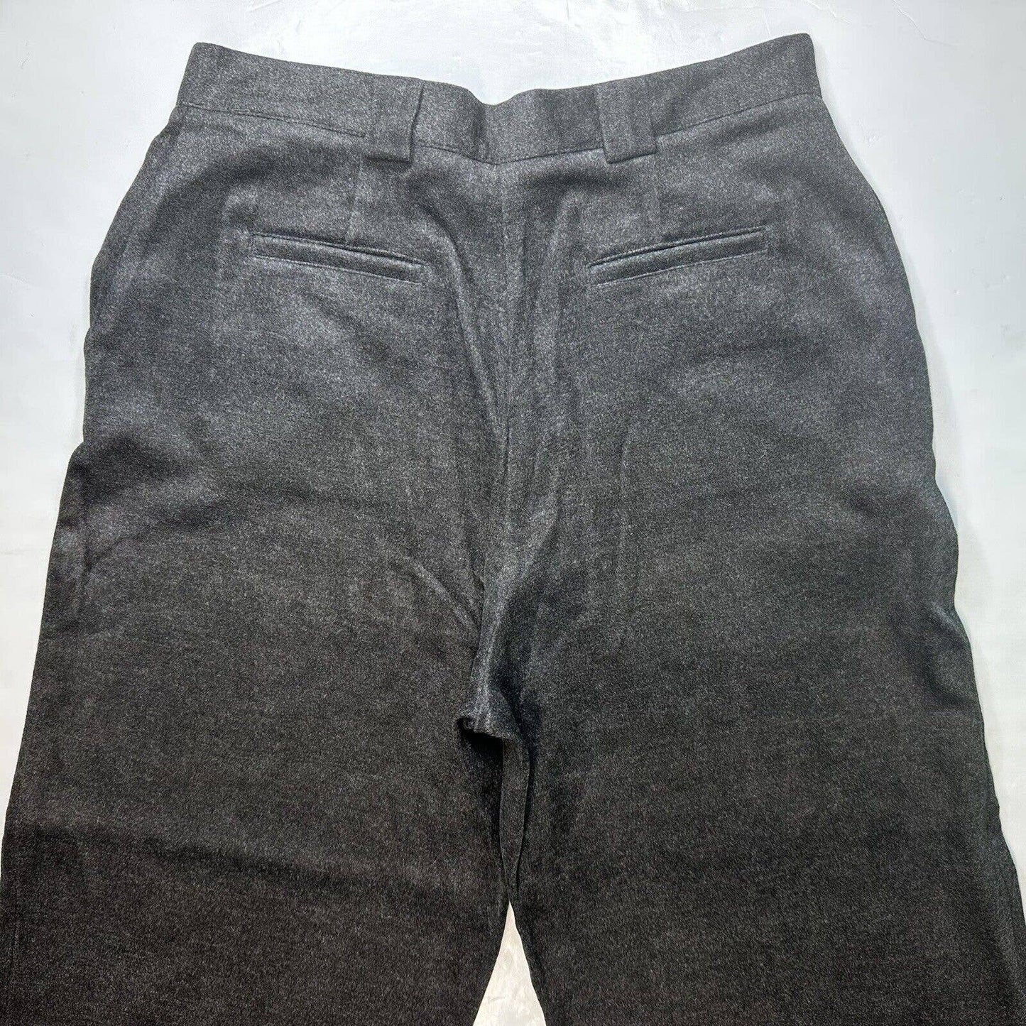 Vintage J.Jill Wide Leg Trouser Womens 14 (31"Waist) High Rise Gray Pants EUC
