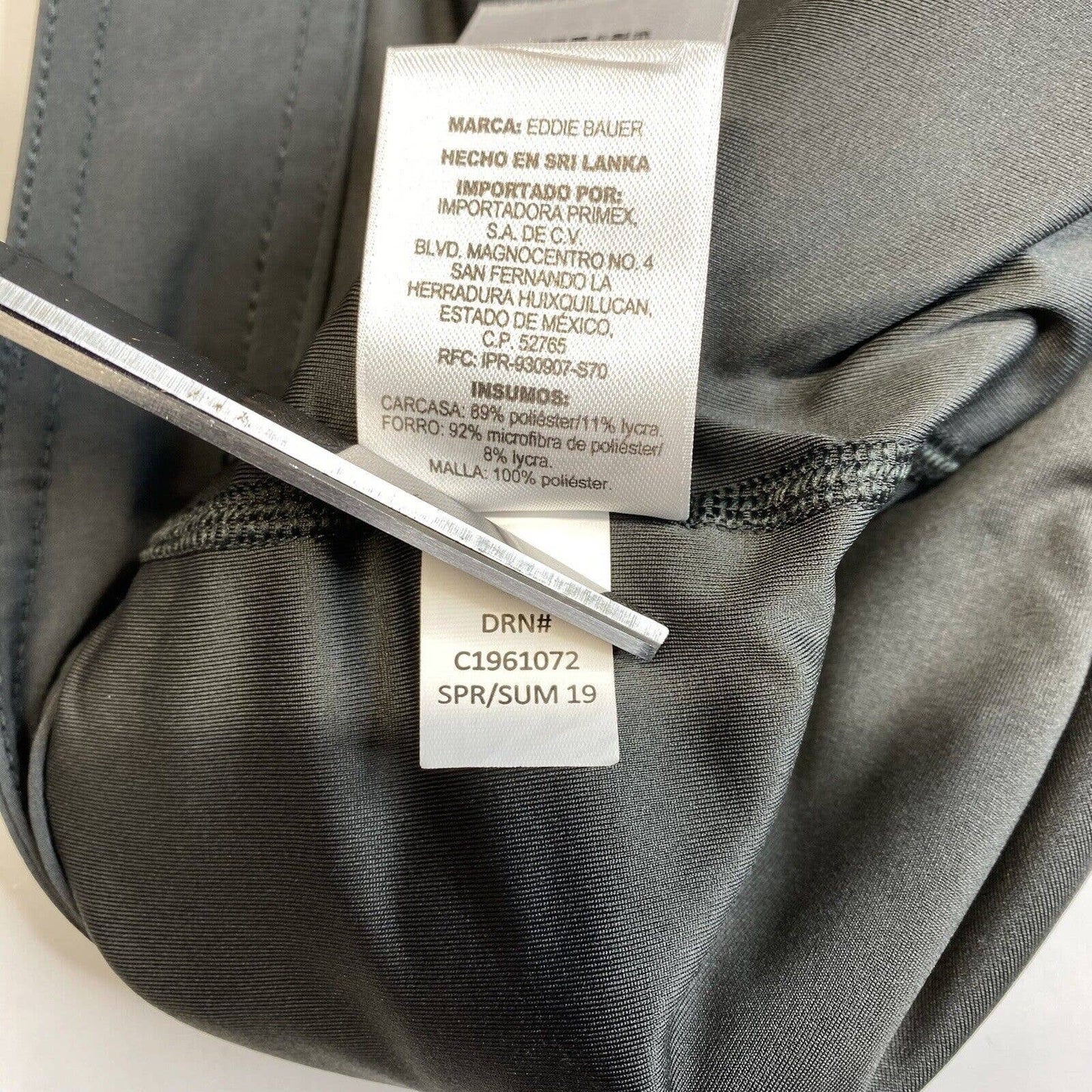 Eddie Bauer Active Skort Womens 8 Golf Tennis Gray Pockets Skirt/Shorts EUC