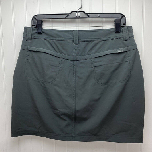 Eddie Bauer Active Skort Womens 8 Golf Tennis Gray Pockets Skirt/Shorts EUC