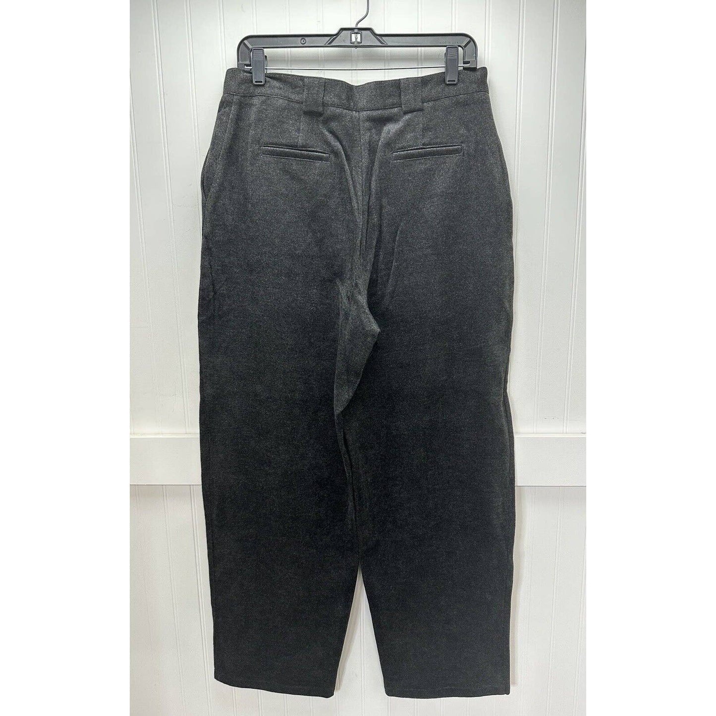 Vintage J.Jill Wide Leg Trouser Womens 14 (31"Waist) High Rise Gray Pants EUC