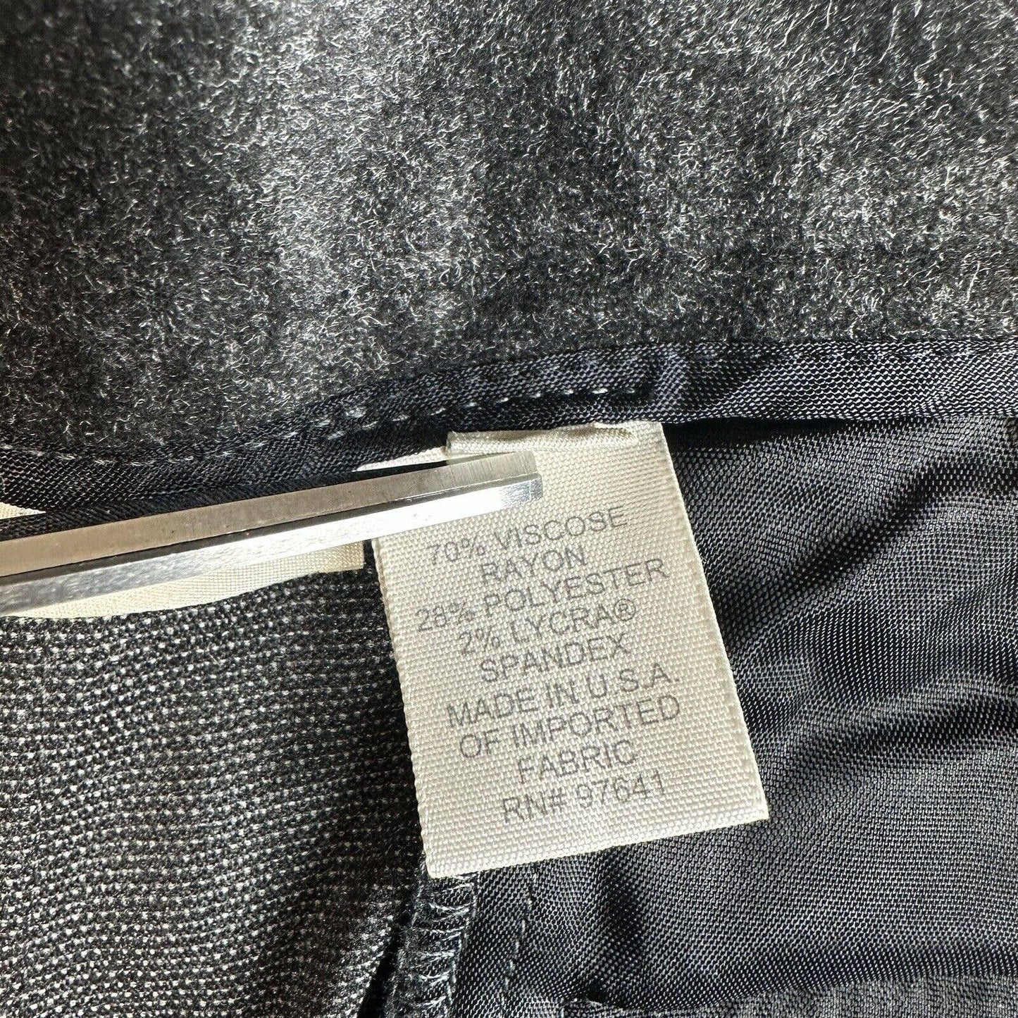 Vintage J.Jill Wide Leg Trouser Womens 14 (31"Waist) High Rise Gray Pants EUC