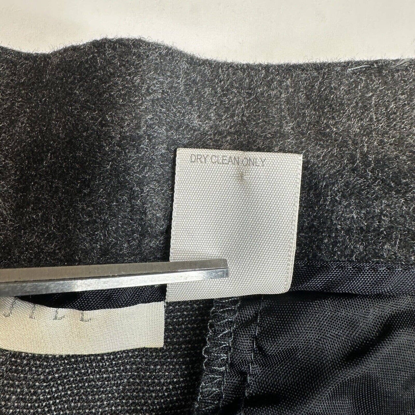 Vintage J.Jill Wide Leg Trouser Womens 14 (31"Waist) High Rise Gray Pants EUC