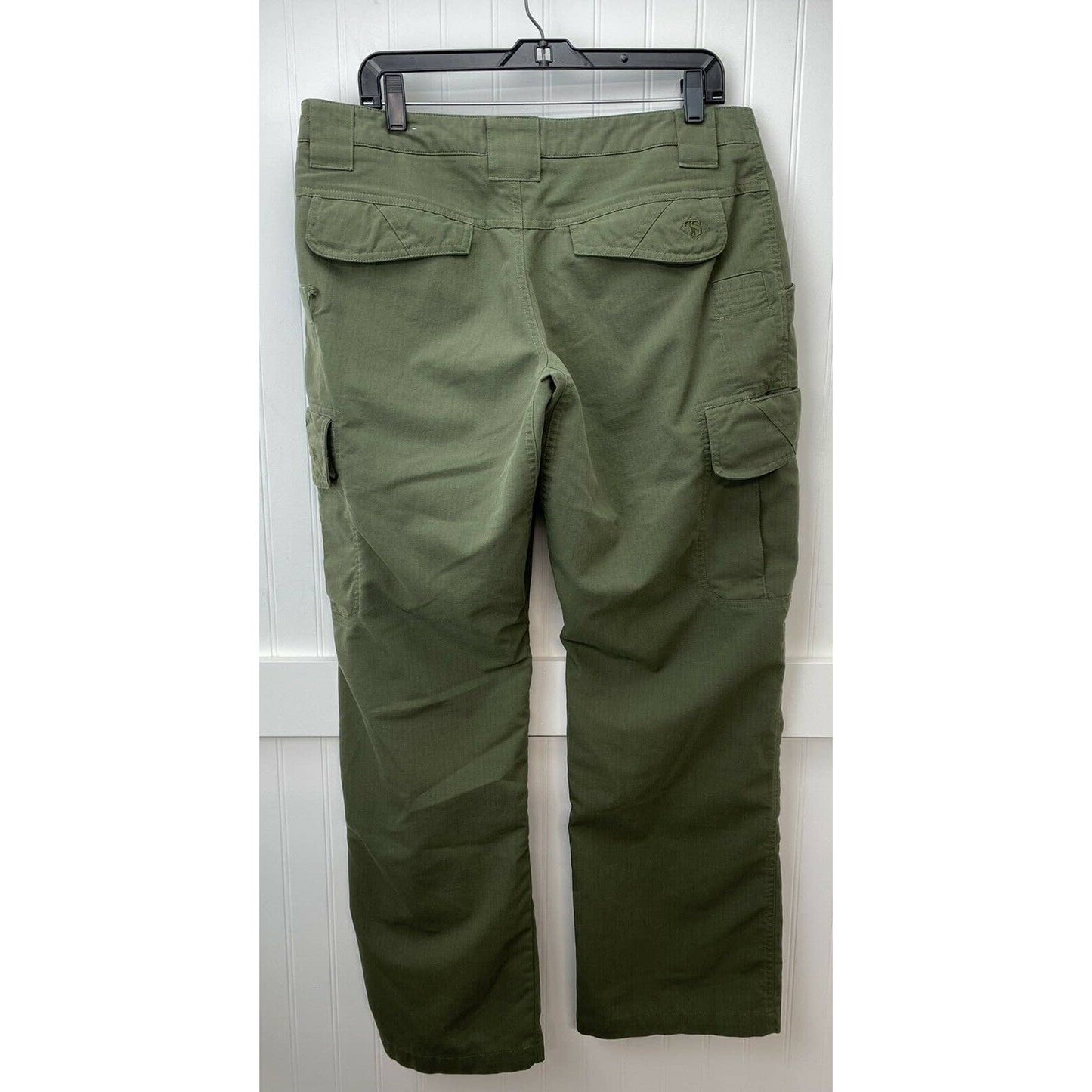 TRU SPEC Tactical Pants Sz 14 Womens Green Uniform Cargo Utility Ripstop EUC