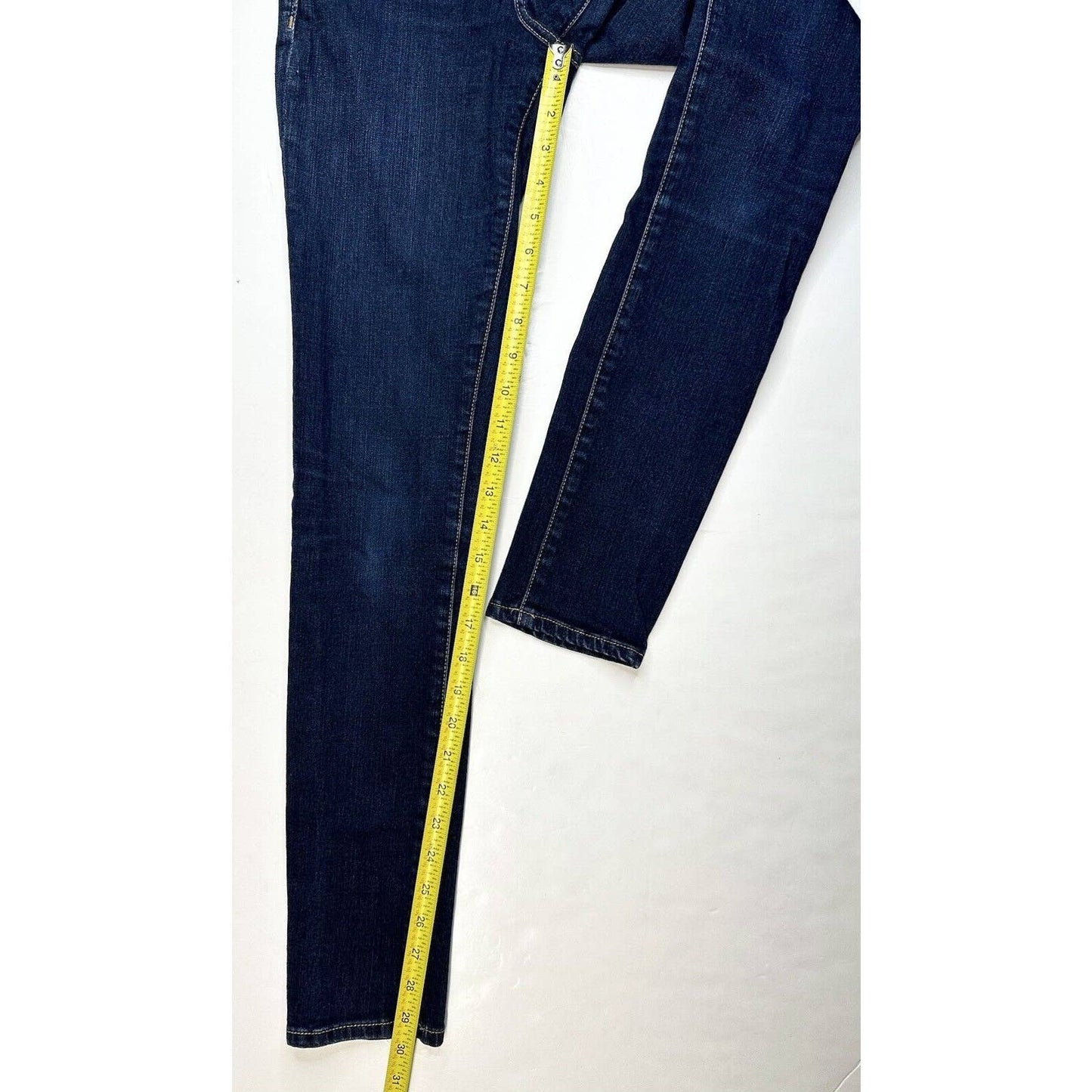 Abercrombie Fitch Skinny Jeans Womens 26/2 Lowrise Stretch Denim Blue Dark Wash