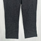 Sundance Pants Womens 6 Black Pinstripe Linen Cotton Coastal Contemporary