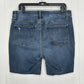 Lularoe Shorts Womens 32 US 14 Skinny Bermuda Cut Off Blue Denim Tummy Panel