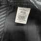 Sundance Pants Womens 6 Black Pinstripe Linen Cotton Coastal Contemporary