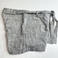 Talbots Shorts Womens 14 Petite Gray Linen/Cotton Cuffed Neutral W/Belt NEW