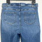 J Jill Jeans Womens 16 High Rise Straight Leg Ankle Blue Stretch Denim Comfort
