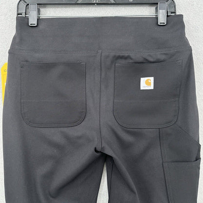 Carhartt Legging Women Small 4 6 Force Midweight Utility Black Work Wicking NEW