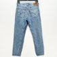 Levis Wedgie Jeans 27 US 4/5 Skinny Ankle Blue Denim Button Fly Distress Fray