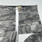 Democracy Jeans Womens 8 Skinny Ab Technology Gray Camo Denim Army Zippers Emo