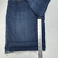 PILCRO Shorts Womens 29 Bermuda High Rise Blue Jean Denim Fray Anthropologie