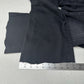 Mother Jeans Womens 32 Weekender Fray Flare US 12 Black Denim Thunder Road EUC