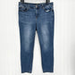Judy Blue Jeans Womens 32 Relaxed Fit Tapered Leg Blue Stretch Denim Distressed