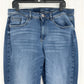 J Jill Jeans Womens 16 High Rise Straight Leg Ankle Blue Stretch Denim Comfort