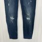 Judy Blue Jeans Womens 9 29 Relaxed Fit Blue Stretch Denim Dark Wash Distressed