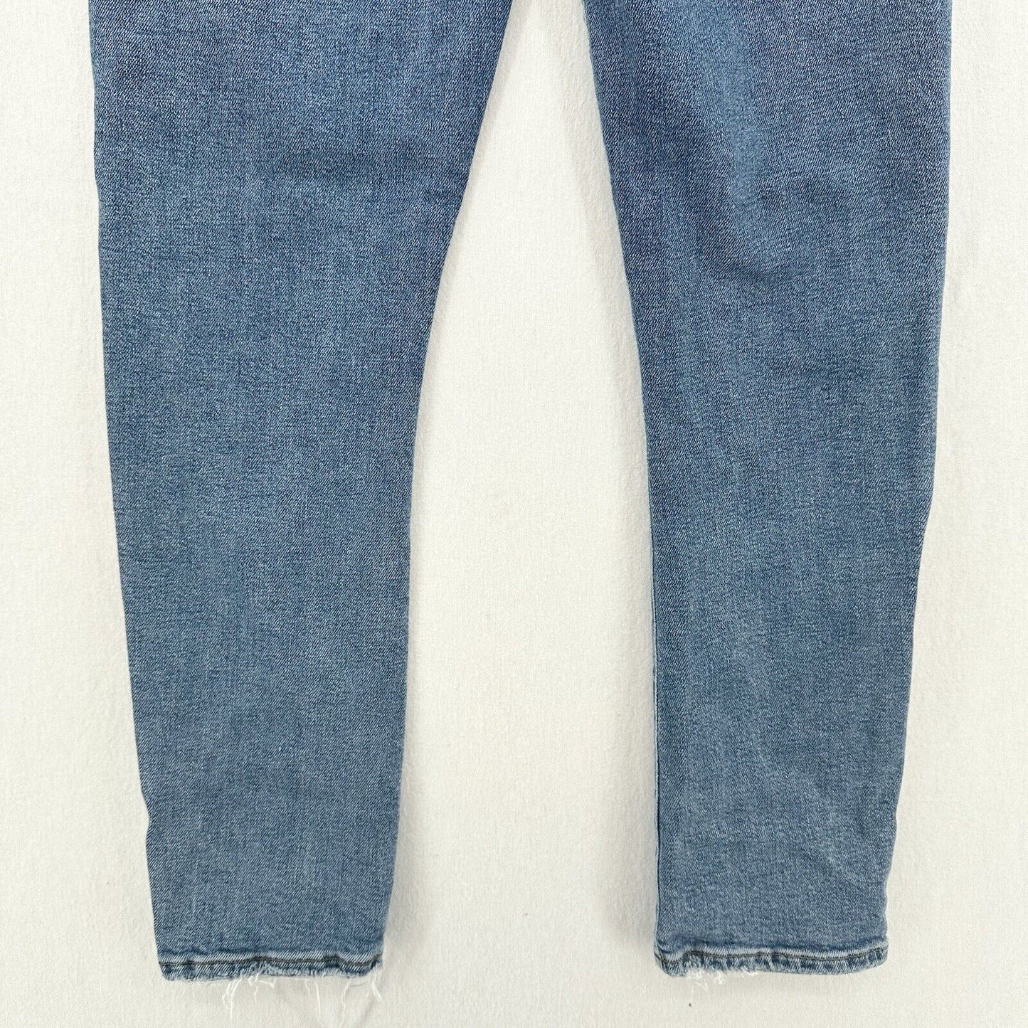 AGOLDE Jeans Women 28 Toni Midrise Skinny Blue Stretch Denim Distress Light Wash