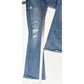 Kancan Jeans Womens 9 28 High Rise Flare Blue Denim Distressed Festival Cowboy