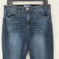 Democracy Jeans Women 10 Skinny Ab Solution Blue Stretch Denim Tummy Control