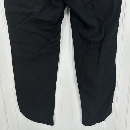 Marine Layer Pants Womens XS Allison Crop Black Lyocell Tencel Coastal Beach