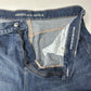 American Eagle Jeans Womens 14 Short Mom Relaxed High Rise Blue Denim Distressed