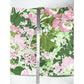 Talbots Skirt Womens 18W Green Pink Floral Lined Career Coastal Woven Cotton