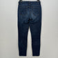 Mother Jeans Womens 29 High Waisted Ankle Fray Blue Denim Clean Sweep Dark Wash