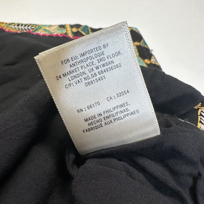 Anthropologie Vanessa Virginia Skirt Womens 0 Pencil Embroidered Lined Career