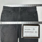 Lularoe Shorts 30 US 10 12 Skinny Bermuda Black Denim Tummy Panel DistressGrunge