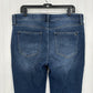 Lularoe Jeans Womens 32 US 14 Boyfriend Blue Stretch Denim Tummy Panel EUC