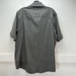 Viktos Shirt Mens Medium Sofari Ops Gray Short Sleeve Button Up Tactical EUC