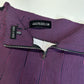 Dolls Kill Current Mood Skirt 2X Pink Blue Stripe Mini Pleated Buckles Goth NEW