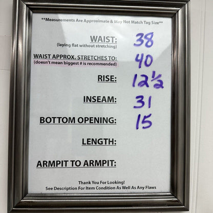 Lucky Brand Jeans Mens 38x32 Blue 410 Athletic Slim Stretch Medium Denim NEW