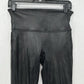 Spanx Leggings Womens Large Petite Faux Leather Black Pull On Pants Slimming EUC