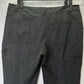 Duluth Trading Pants Womens 16 Wearwithall Ponte Knit Bootcut Gray Stretch Zip