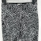 Maeve Pants Womens XSP Margot Kick Flare Crop Black Floral Knit Anthropologie